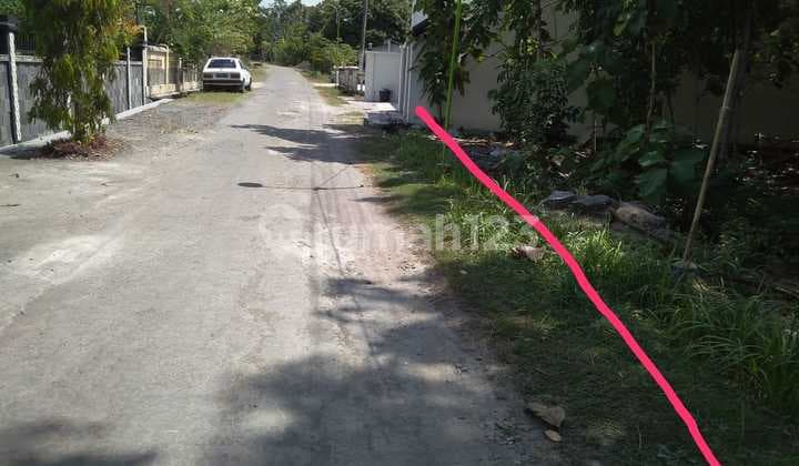 DIJUAL sangat Murah 1.255 Jt per meter Lokasi KASIHAN Bantul SHM Pekarangan