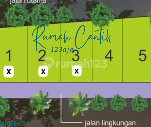 Tanah 120 m2 Harga 385 juta SHM LOSARI SUKOHARJO KALIURANG