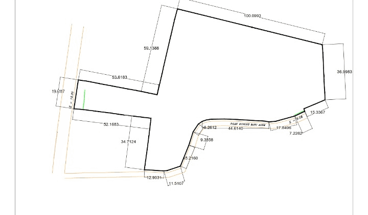 Dijual/Disewa Tanah Tangerang, Luas 1.958 Meter, Kode :21452 Ha