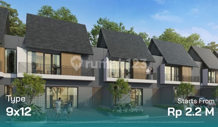 Modern Minimalist 2-Story New Home in Summarecon Cluster Ivora Bandung