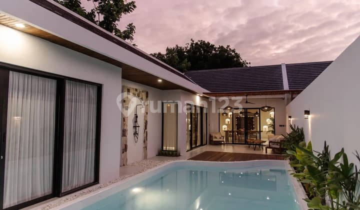Brand new two bedroom leasehold villa with green views in fashionable Uluwatu VL3427