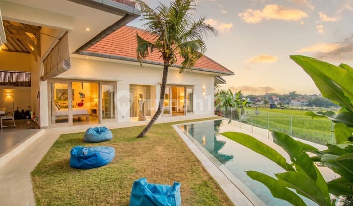 Amazing Rice Field View Villa In Canggu Vl2644