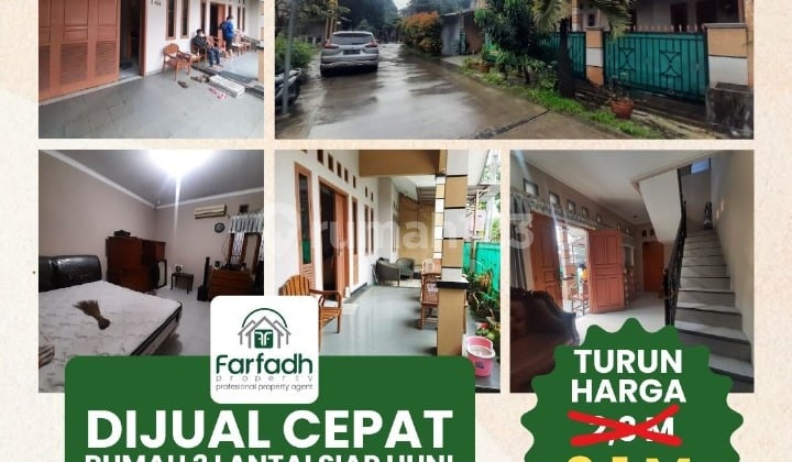 Dijual Cepat Rumah Bertingkat Sangat Strategis Siap Huni SHM Jatiwaringin