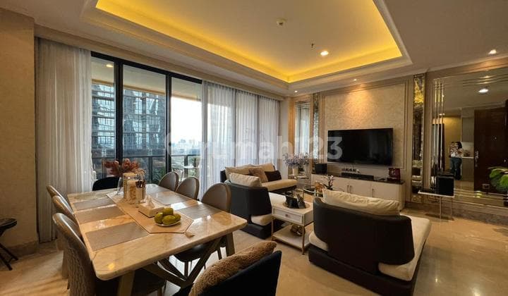 Dijual Apartemen District 8 Scbd 228m2 3br Furnished With Private Lift Siap Huni
