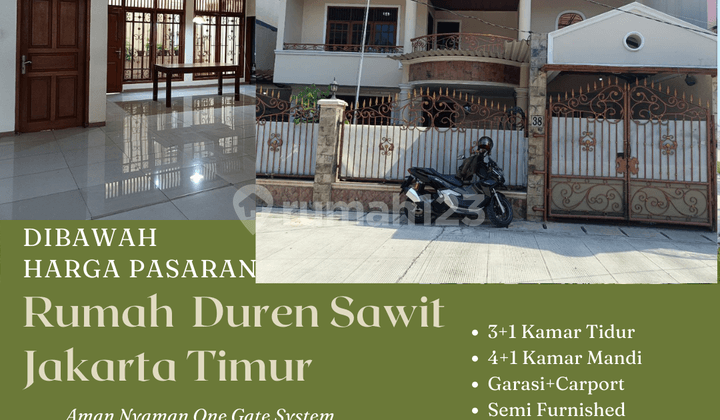 Rumah Murah Second 2Lt Siaphuni Duren Sawit Jakartatimur Nobanjir