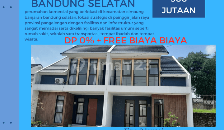 Rumah di Banjaran Bandung Selatan Strategis Bebas Banjir