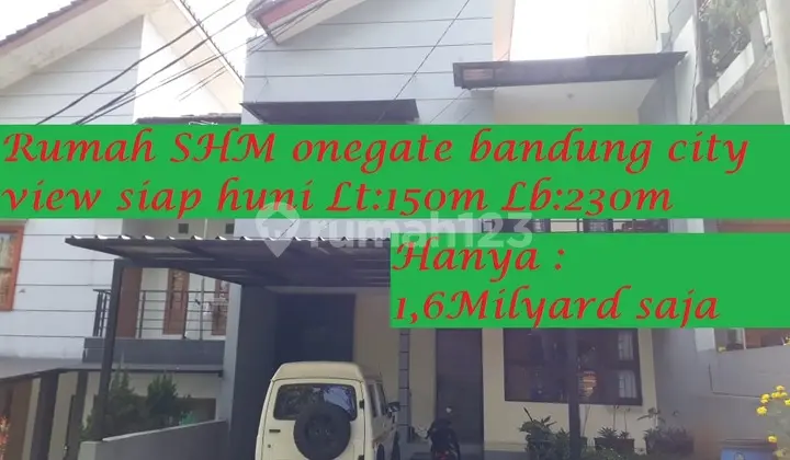 Rumah 2 Lantai Bagus SHM Siap Huni Onegate di Bandung City View