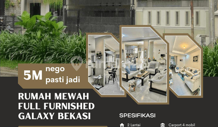 rumah mewah furnish bekasi selatan kota bekasi siap huni nobanjir