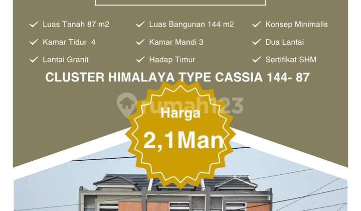 rumah ready di soekarno hatta kota bandung strategis bebas banjir