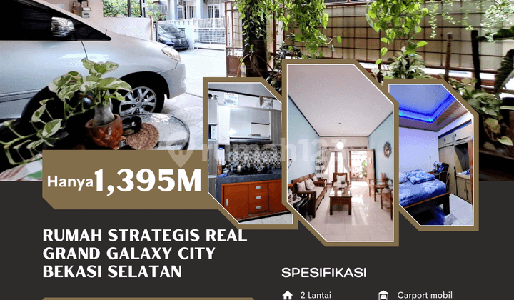 rumah di grand galaxy city bekasi selatan siap huni bebas banjir