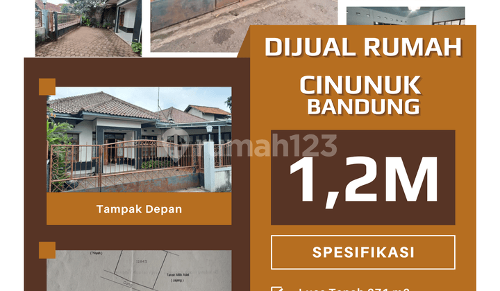 rumah di cinunuk lokasis strategis aman nyaman bebas banjir