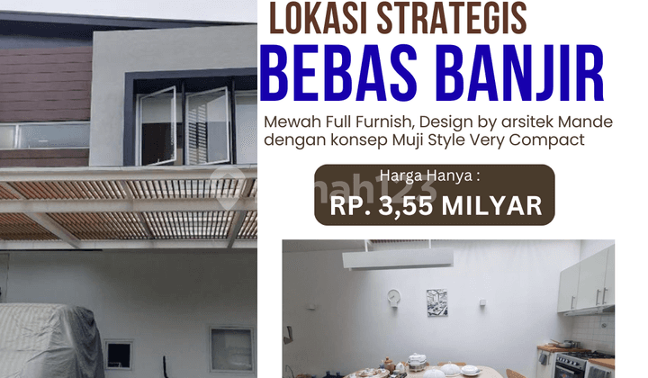 rumah mewah full furnish di jagakarsa jakarta selatan nobanjir
