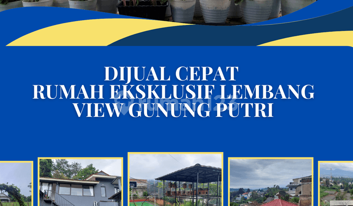 Rumah Luas Eksklusif Sangat Murah di Lembang View Gunung Putri