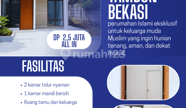 Rumah Baru Murah D Tambun Bekasi Strategis Siap Huni Bebas Banjir