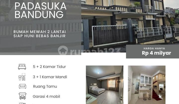 rumah di padasuka bandung siap huni bebas banjir aman nyaman