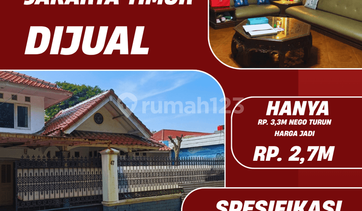 Rumah Murah Kalimalang Cipinang Melayu Halim Makasar Jakartatimur