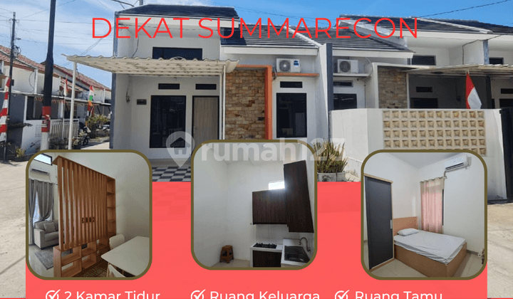 Rumah dijual di Karangsatria Tambun bks DP 0, cukup 2 juta all in