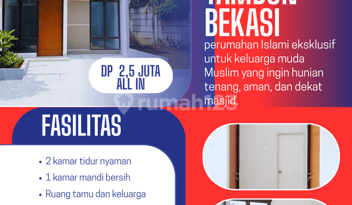 Rumah D Tambun Bekasi Strategis Siap Huni Bebas Banjir