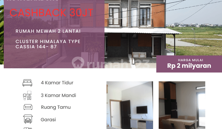 rumah ready di soekarno hatta kota bandung strategis bebas banjir