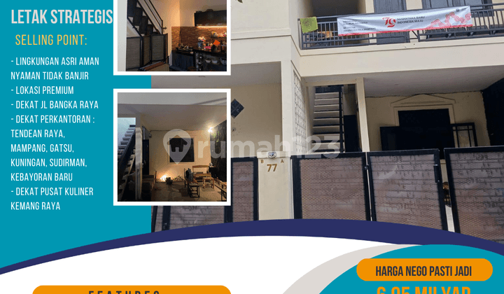 Rumah Kos Baru 14 Kamar Isi Full Mampang Prapatan Jakarta Selatan