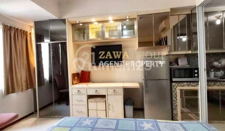 Royal Mediterania Garden Residences Full Furnished Studio Apartment (26 m²) - Lavender Tower, Middle Floor, Pool View, 53 Million/Year, Tanjung Duren, West Jakarta