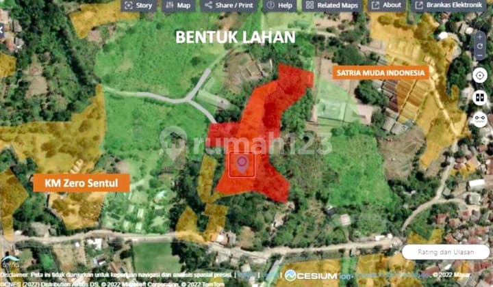 Murah Tanah di Ciawi Bogor - Lt: 11.875 M², 1,5 Juta / M², Ciawi, Bogor