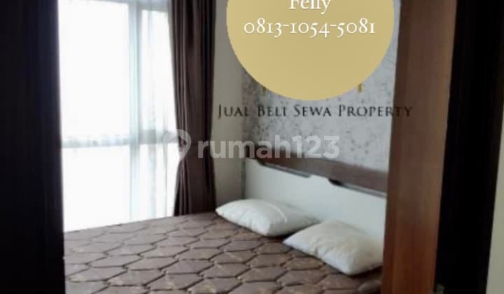 Murah Unit Apartemen Central Park Residence 2Br (77 M²) View Bagus Middle Floor Full Furnished, 90 Juta/Tahun, Central Park, Jakarta Barat