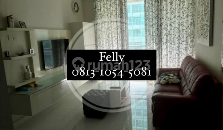 Apartemen Central Park Residence - 2Br+1 (82,5 m²) Fully Furnished, Middle Floor, 149 Juta/Tahun, Central Park, Jakarta Barat
