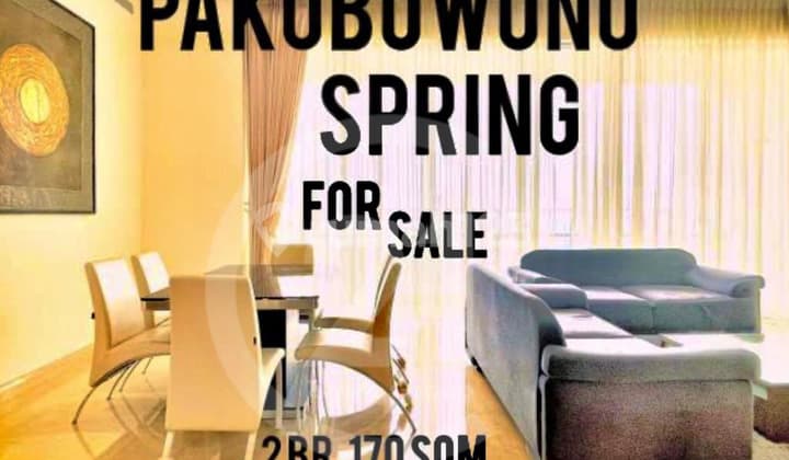 Termurah Apartemen Pakubuwono Spring – 2Br+1 (170 M²), Middle Floor, Fully Furnished, 7.5M, Kebayoran Lama, Jakarta Selatan