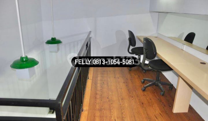 For Rent Fully Furnished Office Space in APL Tower - 143 m², IDR 275K/m²/Month, Central Park, West Jakarta
