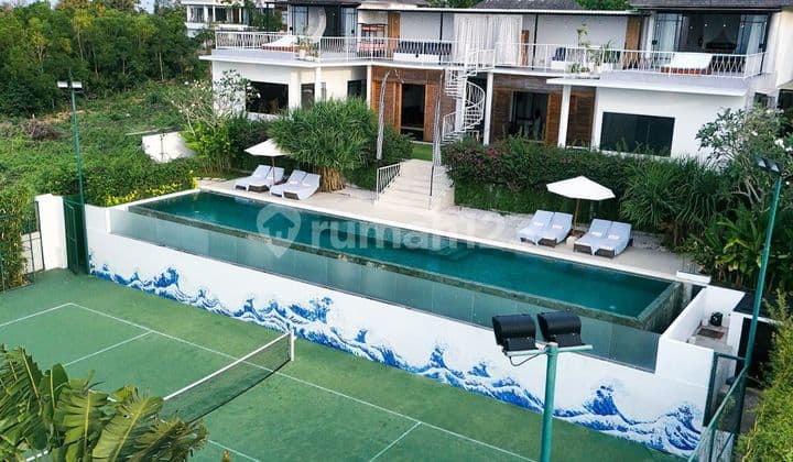 Spectacular Villa With Tennis Court And Ocean View At Pecatu