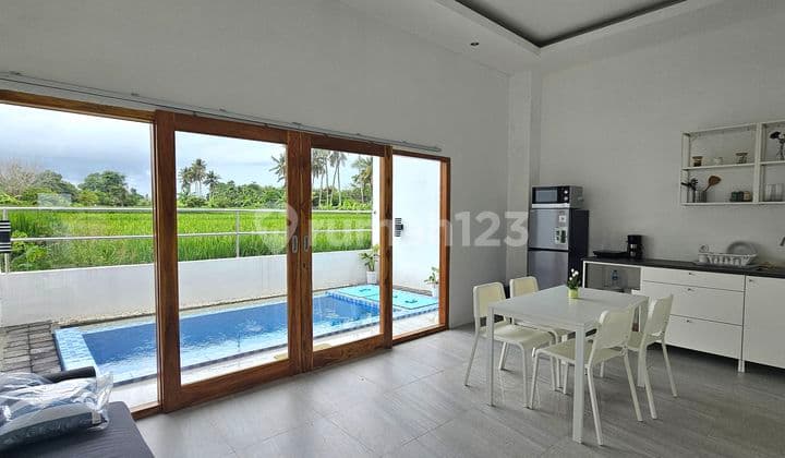 Villa Baru 2Kamar dan Tanah Kosong dengan View Sawah serta Lingkungan yang Tenang di Sakah Ubud