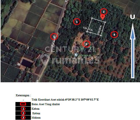 Di Jual Tanah Kebun Di Gantar Indramayu