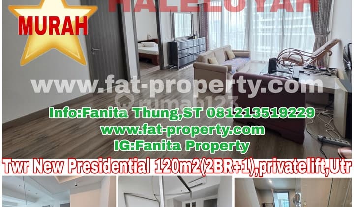 Murah! Dijual Apartment St Moritz Tower Terbaru dan Terbaik,New Presidential Tower
