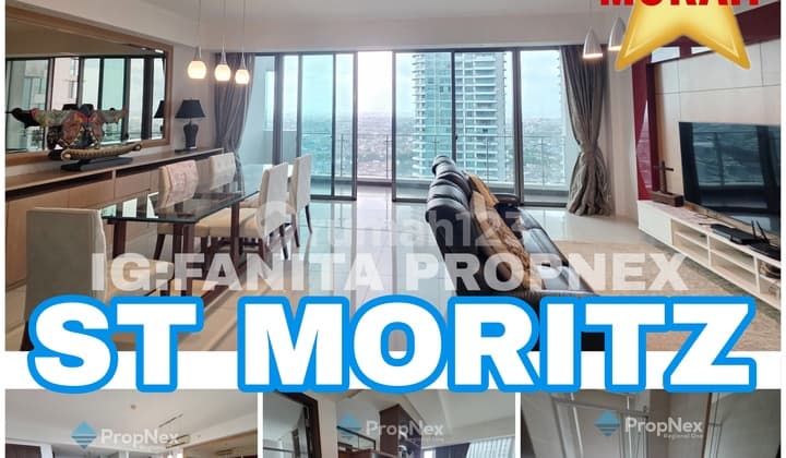 Murah! Fully Furnished Mewah! Dijual Cepat Apartment St Moritz Tower Ambasador,Paling Strategis di Tengah2 Lippomal Puri.