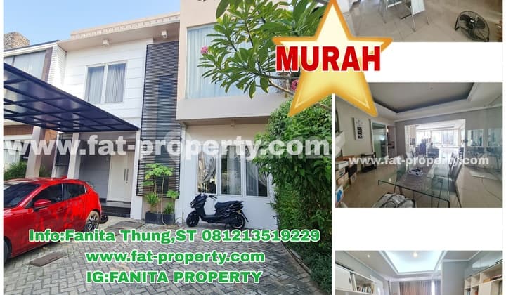 Murah! Strategis! Dijual Rumah Mewah Dlm Cluster di Kemandoran,Kebayoran Lama,Jakarta Selatan.