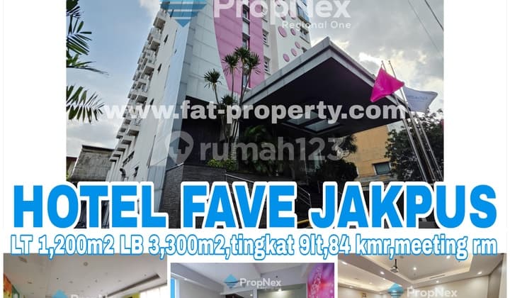 Dijual Hotel Fave di Jakarta Pusat , Indonesia.