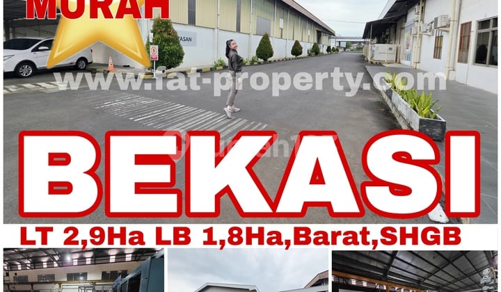 Murah! Dijual Pabrik Plastik Injection di Tambun,Bekasi.