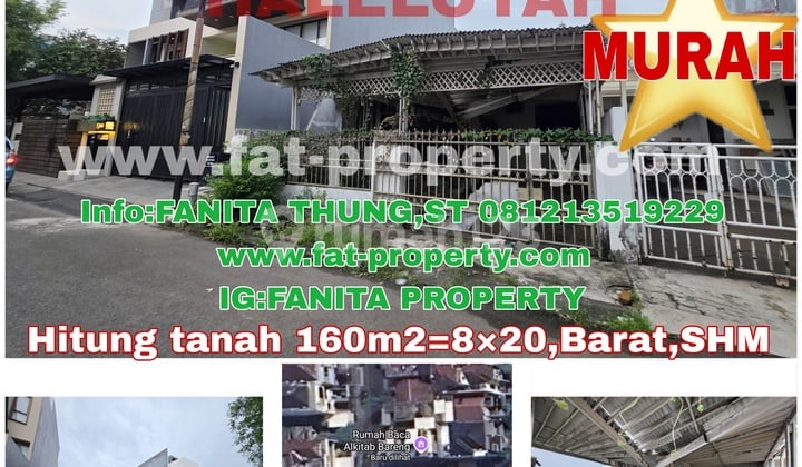 Murah! Dijual Rumah Tua Hitung Harga Tanah Saja di Pulau Putri 3 No 30,Taman Permata Buana,Jakarta Barat.