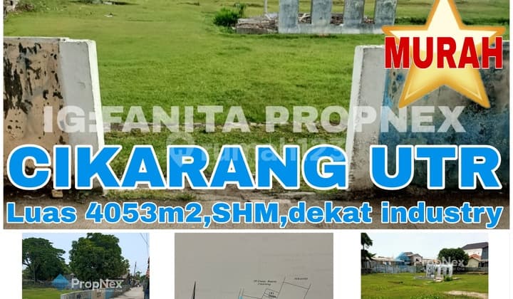 *SUPER CHEAP!* Land for sale near the industrial area in Pasirgombong, North Cikarang.