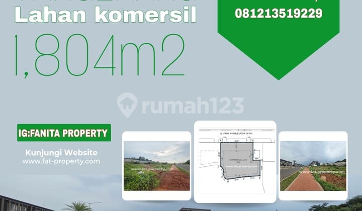 Cheap Commercial Land for Rent in Park Serpong, Tangerang.