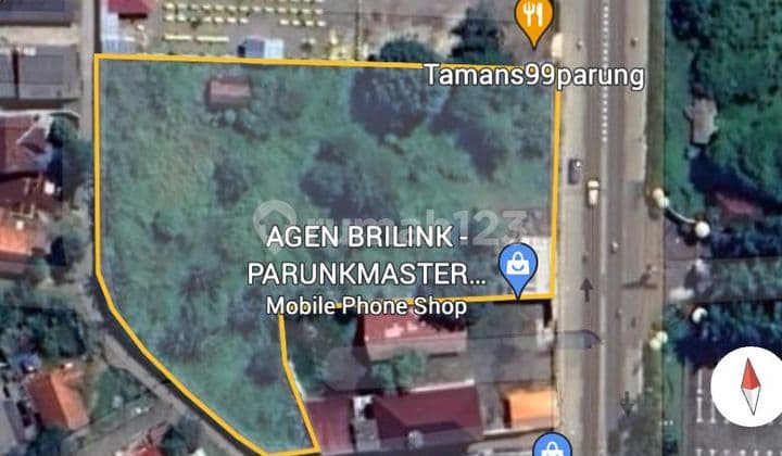 Lahan Komersial Jalan Raya Parung 4000m2