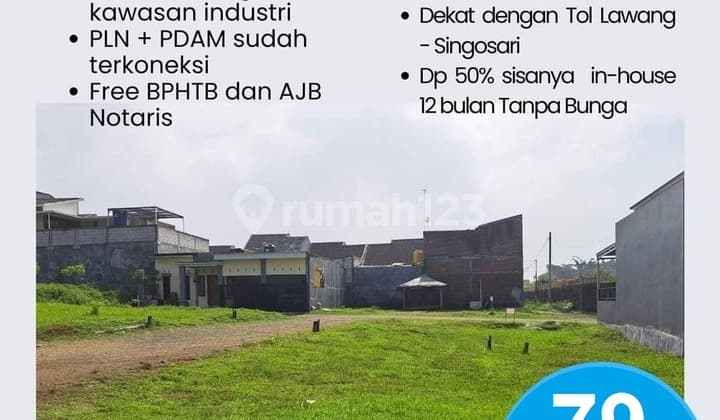 Promo Tanah Kavling Murah Karangjati Ardimulyo Singosari Malang