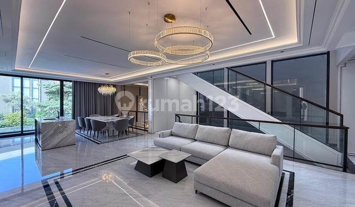 For Quick Sale Luxury 3-Storey House Includes Lift + Swimming Pool Fully Furnished in Echante Cluster, BSD