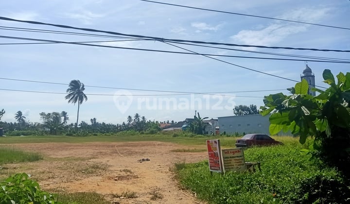 Dijual Tanah Pinggir Jalan Mulawarman Lamaru Lebar 54m Siap Bangun Datar