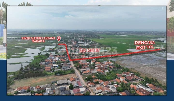 Tanah 1.150 m² di Laksana Business Park