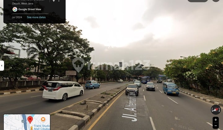 Tanah 3081 m2 HGB Jl Alternatif Cibubur Harjamukti, Depok