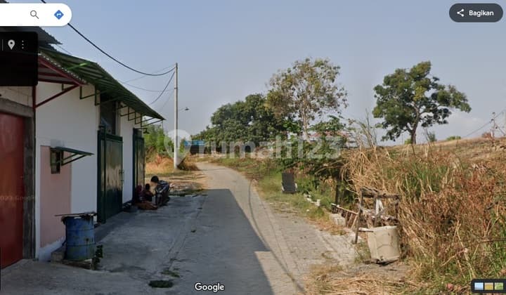 Tanah murah Domas Menganti Gresik Dijual cpt B.U Poll dkt Jl Raya