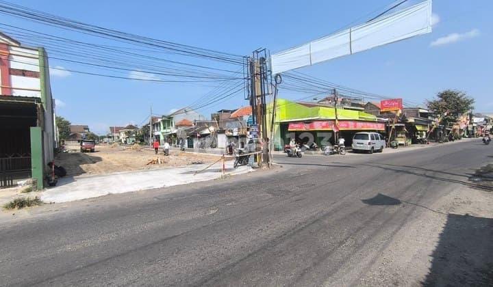 Tanah Area Bisnis Dekat Bandara Tepi Jalan Utama Colomadu