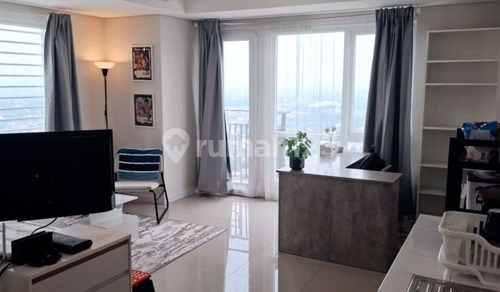 Disewakan Unit Studio Full Furnished di Bintaro Plaza Residence Tower Breeze, City View, Dvn